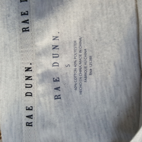 NWT RAE DUNN ♡ Super Sweet Cream|Gray|Black LOVE YOU MOM. Short Sleeve T-Shirt S - Picture 9 of 12